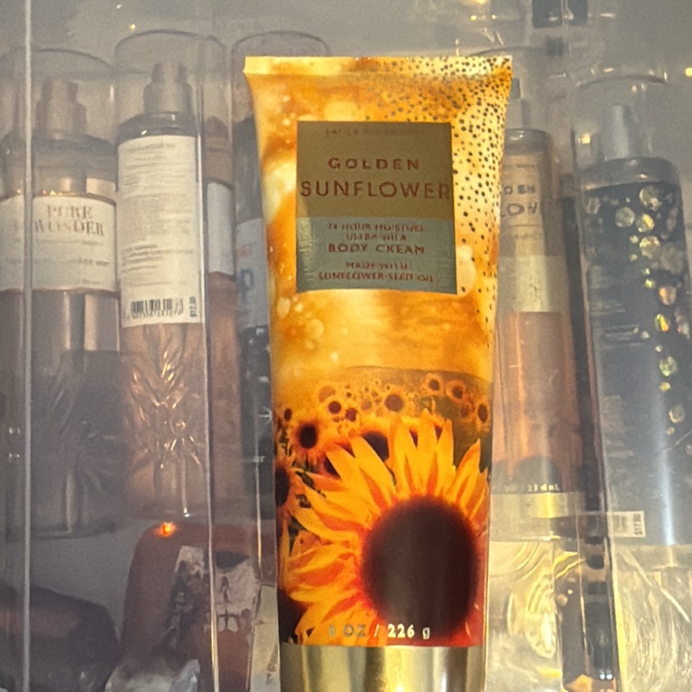 Bath & Body Works Golden Sunflower Body Cream with Orange and Gold